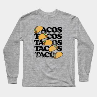 Tacos all over Long Sleeve T-Shirt